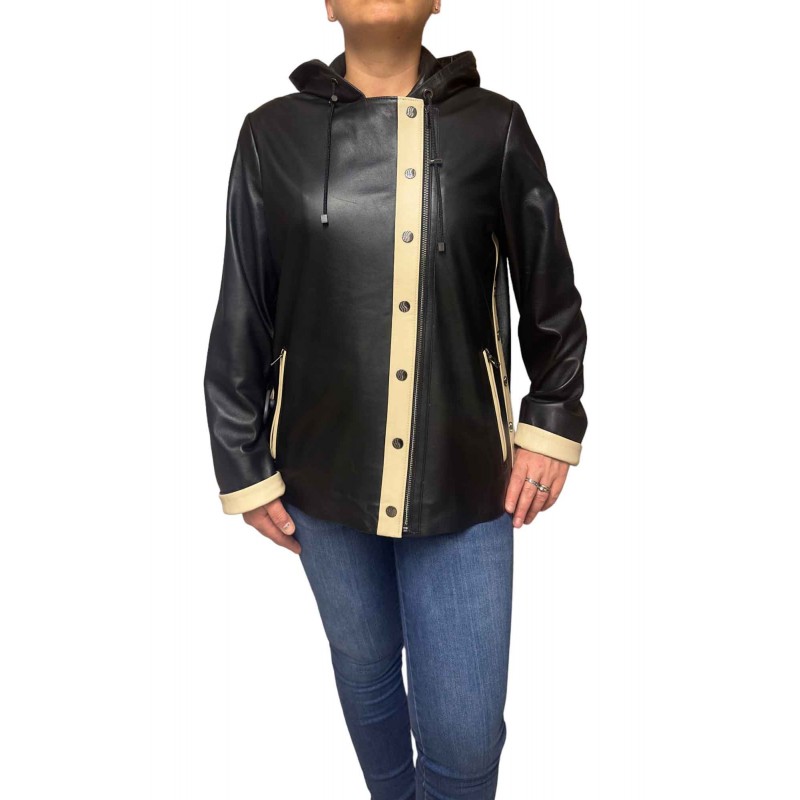 SARA-2 ΓΥΝΑΙΚΕΙΑ ΔΕΡΜΑΤΙΝΗ ΖΑΚΕΤΑ ΜΑΥΡΗ SARA-2 ΓΥΝΑΙΚΕΙΑ ΔΕΡΜΑΤΙΝΗ ΖΑΚΕΤΑ ΜΑΥΡΗ