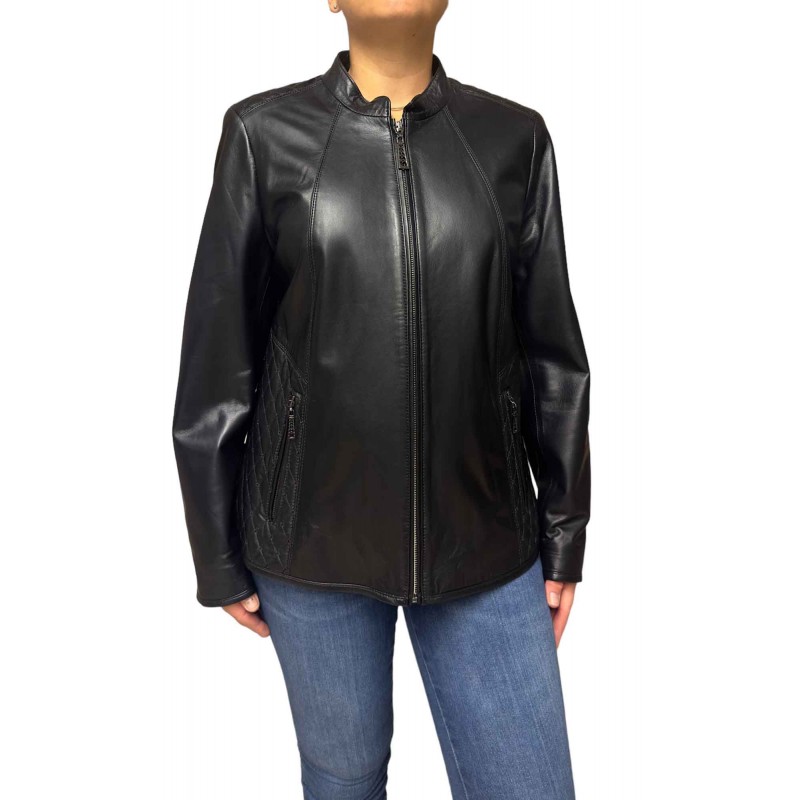 VIOLETA ΓΥΝΑΙΚΕΙΟ ΔΕΡΜΑΤΙΝΟ BIKER ΜΑΥΡΟ VIOLETA ΓΥΝΑΙΚΕΙΟ ΔΕΡΜΑΤΙΝΟ BIKER ΜΑΥΡΟ