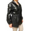 AW23-86 WOMENS LEATHER JACKET BLACK
