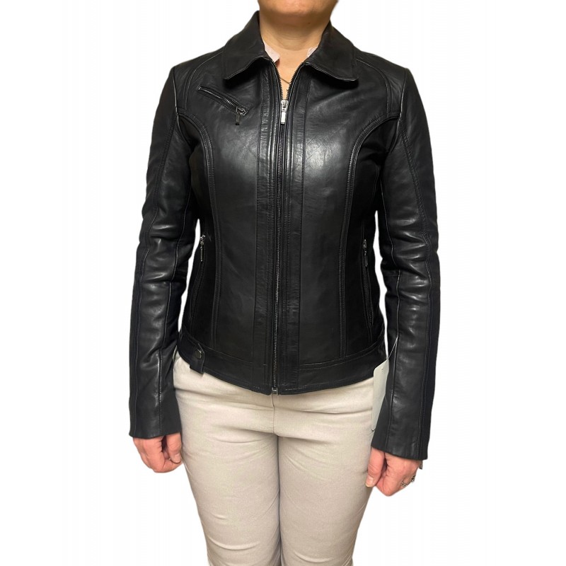 BO-SABRA-BLACK ΓΥΝΑΙΚΕΙΟ ΔΕΡΜΑΤΙΝΟ ΜΠΟΥΦΑΝ ΜΑΥΡΟ