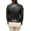 BO-SABRA-BLACK WOMENS BLACK LEATHER JACKET