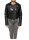 CRIMSON-BLACK WOMENS LEATHER JACKET