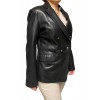LIFE WOMENS BLACK LEATHER JACKET