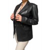 LIFE WOMENS BLACK LEATHER JACKET