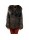 LI-NK-9011 WOMENS LEATHER JACKET WITH NATURAL FUR BROWN