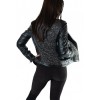 MARKOS LEATHER V-13163 WOMENS LEATHER CHANEL BLACK