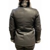 MARKOS LEATHER 9661-C WOMENS LEATHER GREY DOUBLE SIDE JACKET WITH NATURAL FUR