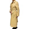 118 WOMENS LEATHER COAT BEIGE