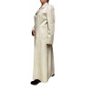 33230A WOMENS LEATHER COAT WHITE