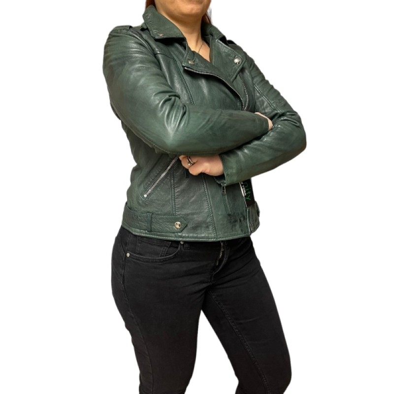 UC-MD85 ΓΥΝΑΙΚΕΙΟ ΔΕΡΜΑΤΙΝΟ ΜΠΟΥΦΑΝ PERFECTO ΠΡΑΣΙΝΟ