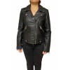 UC-MD86 WOMENS LEATHER JACKET PERFECTO BLACK