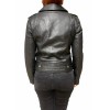 UC-MD86 WOMENS LEATHER JACKET PERFECTO BLACK