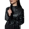 F-1341 WOMENS NAPPA LAMB LEATHER JACKET BLACK