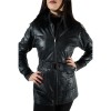 Α-361 WOMENS LEATHER JACKET BLACK 
