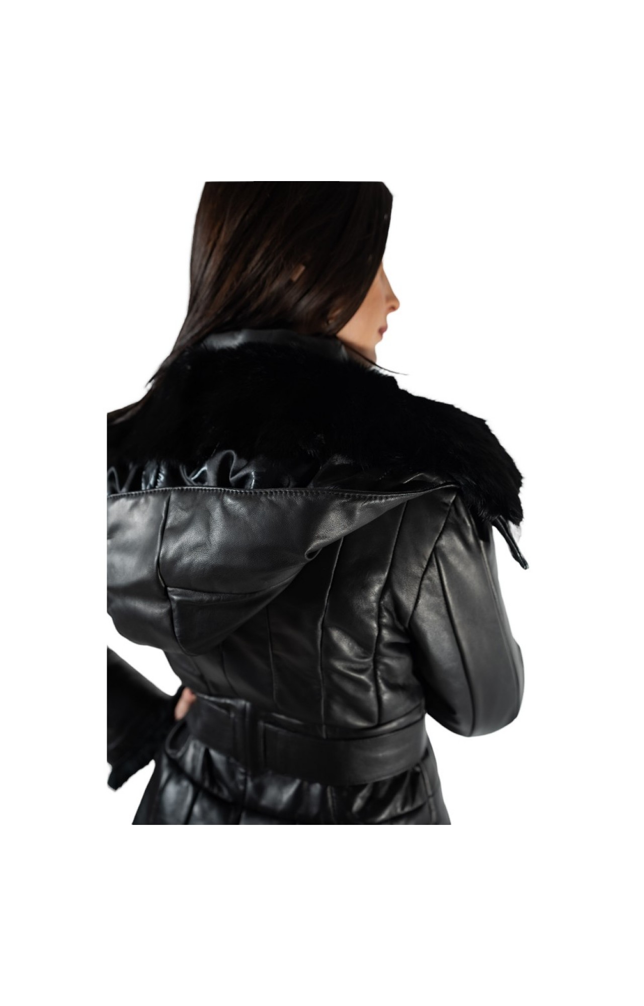 Α-91 WOMENS LEATHER BLACK JACKET