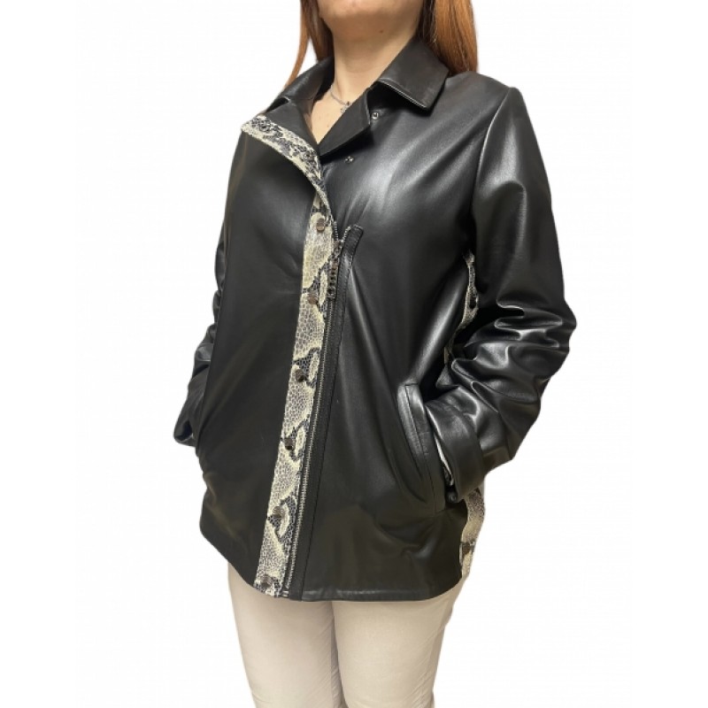 SARA ΓΥΝΑΙΚΕΙΑ ΔΕΡΜΑΤΙΝΗ ΖΑΚΕΤΑ ΜΑΥΡΗ SARA ΓΥΝΑΙΚΕΙΑ ΔΕΡΜΑΤΙΝΗ ΖΑΚΕΤΑ ΜΑΥΡΗ