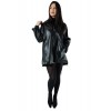 WOMEN'S LEATHER JACKET B-3305 BLACK