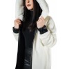WOMEN'S LEATHER JACKET B-3469 BLACK