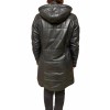 UC-100676 WOMENS LEATHER PUFFER JACKET BLACK