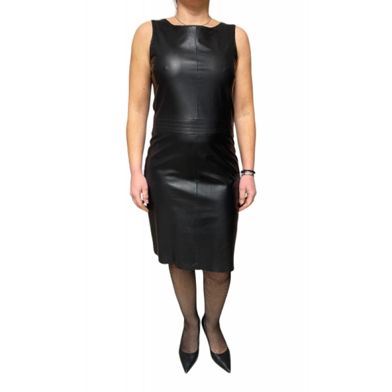 BABEL ΓΥΝΑΙΚΕΙΟ ΔΕΡΜΑΤΙΝΟ ΦΟΡΕΜΑ ΜΑΥΡΟ