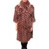 1057 WOMENS FOX FUR CINNAMON WITH WHITE HIGHLIGHTS