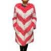 BUBBLE WOMEN FOX FUR FUCHSIA-WHITE