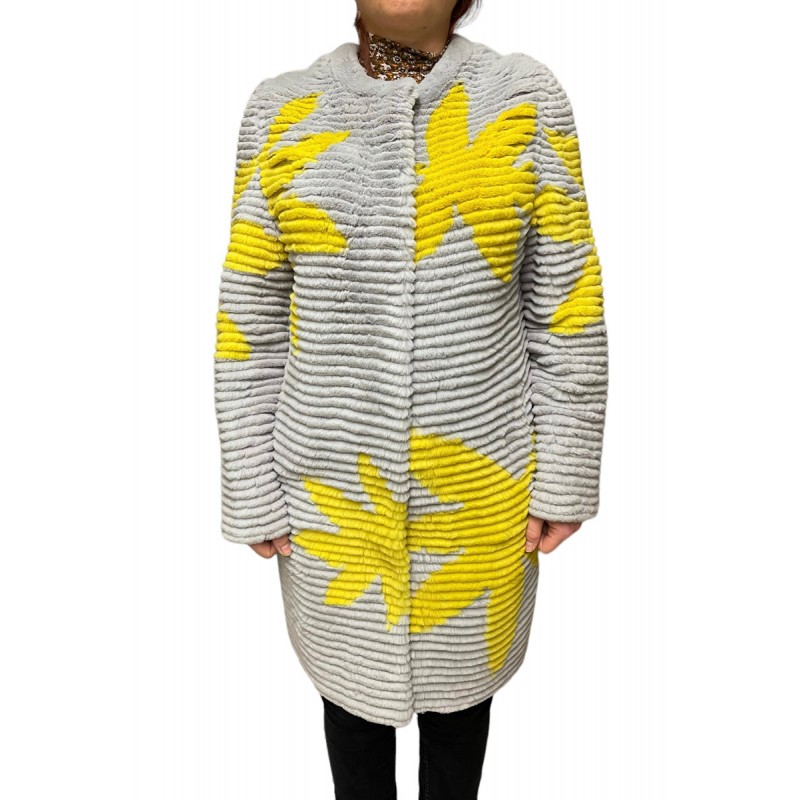 2511A  ΓΥΝΑΙΚΕΙΑ ΓΟΥΝΑ REX ΓΚΡΙ/ΚΙΤΡΙΝΟ