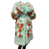 AQUA WOMENS FOX FUR GREEN