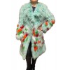AQUA WOMENS FOX FUR GREEN