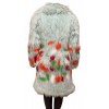 AQUA WOMENS FOX FUR GREEN