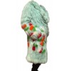 AQUA WOMENS FOX FUR GREEN