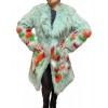 AQUA WOMENS FOX FUR GREEN