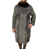 DROP WOMENS MINK-REX FUR BROWN