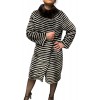 DROP WOMENS MINK-REX FUR BROWN