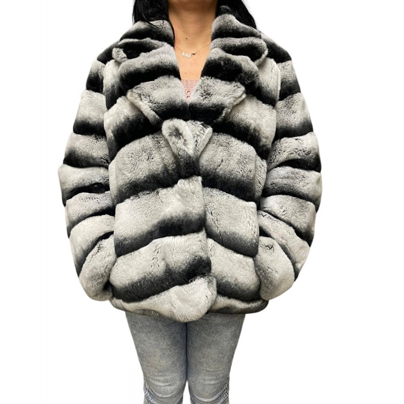 ERMINA ΓΥΝΑΙΚΕΙΑ ΓΟΥΝΑ REX ΓΚΡΙ-ΜΑΥΡΟ