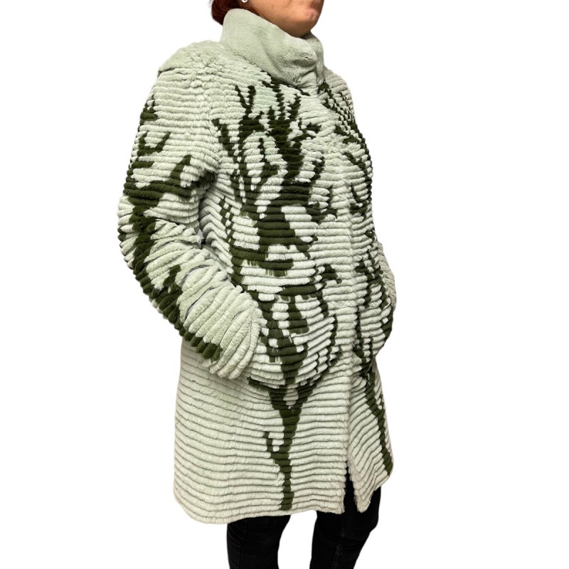 GWEN ΓΥΝΑΙΚΕΙΑ ΓΟΥΝΑ ΔΙΠΛΗΣ ΟΨΗΣ REX ΠΡΑΣΙΝΗ