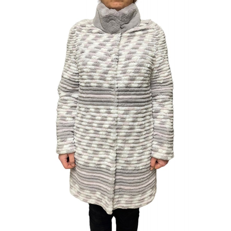 JULIETA ΓΥΝΑΙΚΕΙΑ ΓΟΥΝΑ REX ΓΚΡΙ/ΛΕΥΚΟ