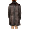 LILITH WOMENS MINK FUR BROWN