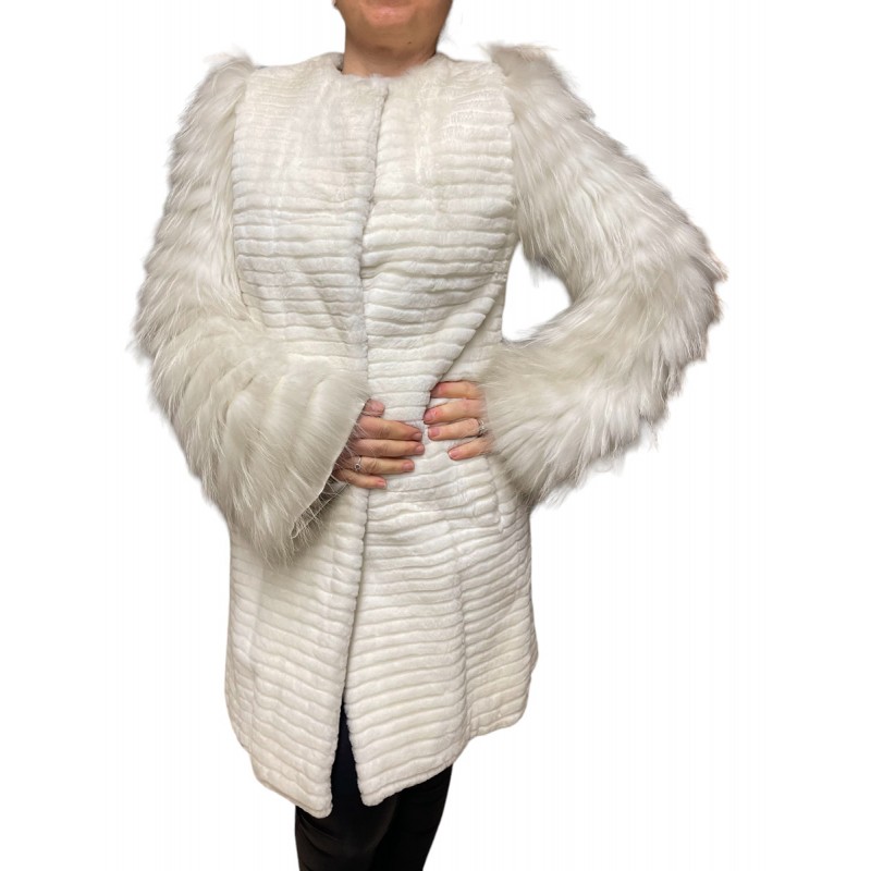 MD2136 ΓΥΝΑΙΚΕΙΑ ΓΟΥΝΑ REX ΛΕΥΚΗ