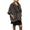 MISTY WOMENS REX FUR GREY