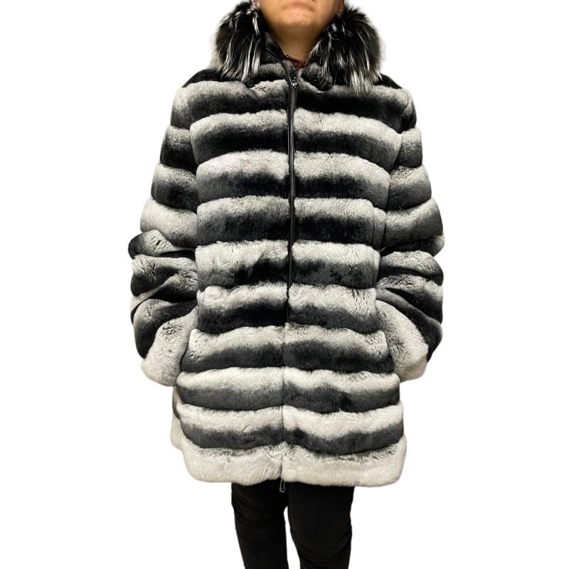 PATRICIA ΓΥΝΑΙΚΕΙΑ ΓΟΥΝΑ REX ΓΚΡΙ-ΜΑΥΡΟ