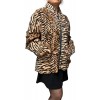 ROSALIA WOMENS LEOPARD FUR JACKET