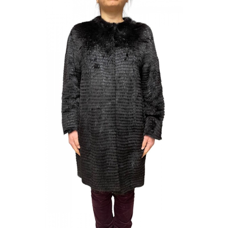 1010 ΓΥΝΑΙΚΕΙΑ ΓΟΥΝΑ ΜΑΥΡΗ MINK