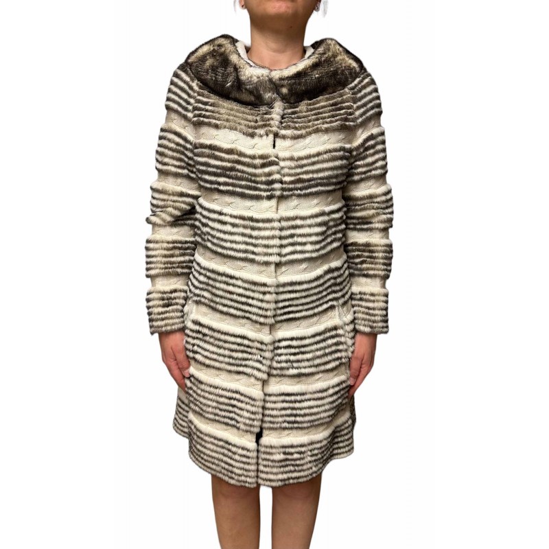 1022A ΓΥΝΑΙΚΕΙΑ ΓΟΥΝΑ MINK ΕΚΡΟΥ