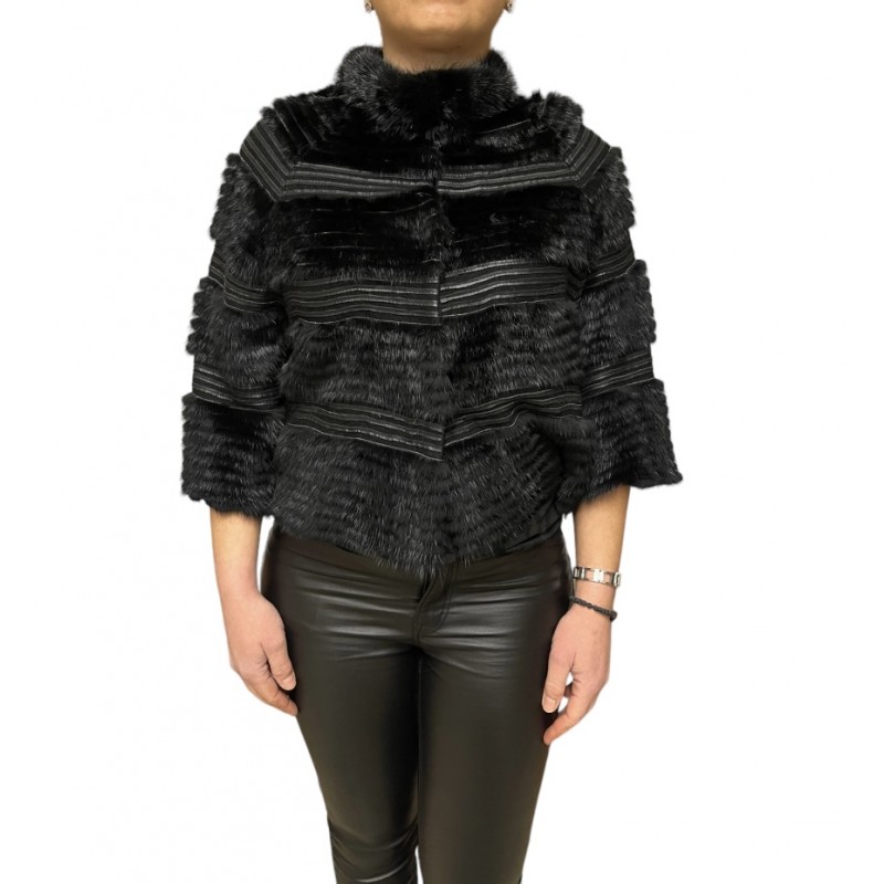 1046A ΓΥΝΑΙΚΕΙΑ ΓΟΥΝΑ ΒΙΖΟΝ-ΜΙΝΚ ΜΑΥΡΗ