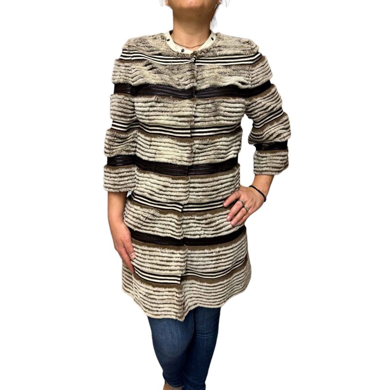 1076A ΓΥΝΑΙΚΕΙΑ ΓΟΥΝΑ REX ΜΠΕΖ-ΚΑΦΕ