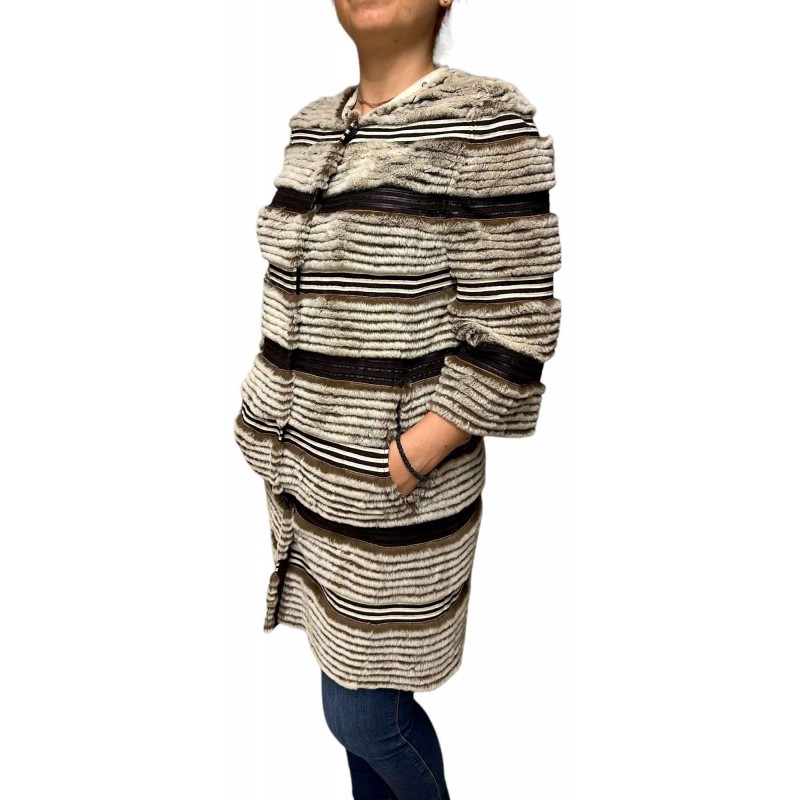 1076A ΓΥΝΑΙΚΕΙΑ ΓΟΥΝΑ REX ΜΠΕΖ-ΚΑΦΕ