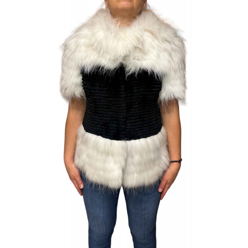 1120A ΓΥΝΑΙΚΕΙΑ ΚΟΝΤΟΜΑΝΙΚΗ ΓΟΥΝΑ REX  ΚΑΙ ΑΛΕΠΟΥ ΛΕΥΚΟ-ΜΑΥΡΟ