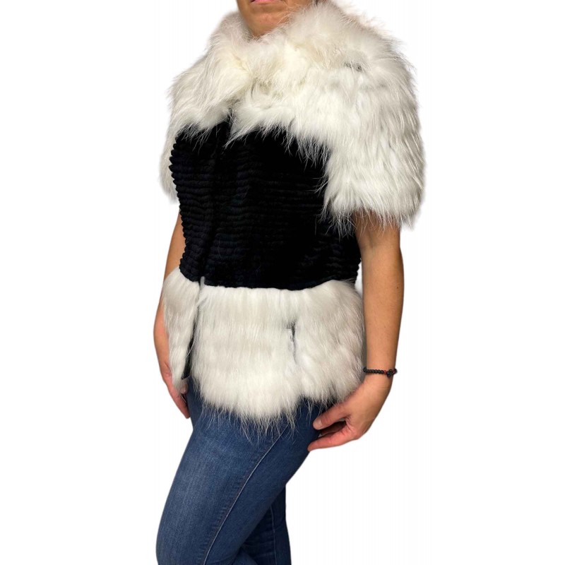 1120A ΓΥΝΑΙΚΕΙΑ ΚΟΝΤΟΜΑΝΙΚΗ ΓΟΥΝΑ REX  ΚΑΙ ΑΛΕΠΟΥ ΛΕΥΚΟ-ΜΑΥΡΟ