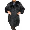 1122A WOMENS BLACK FOX FUR